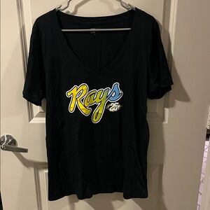 Tampa Bay Rays Women’s V-neck (Navy)